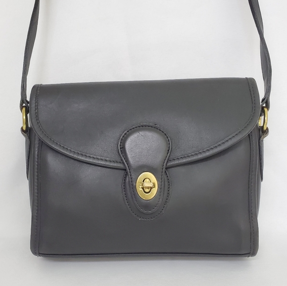 Vintage Coach Devon Bag Early 90s Black 9908 - Picture 1 of 16